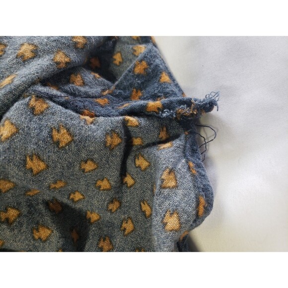 Freenote Cloth Double Pocket Arrow Flannel Blue Button Up Shirt Mens Medium - Picture 11 of 15